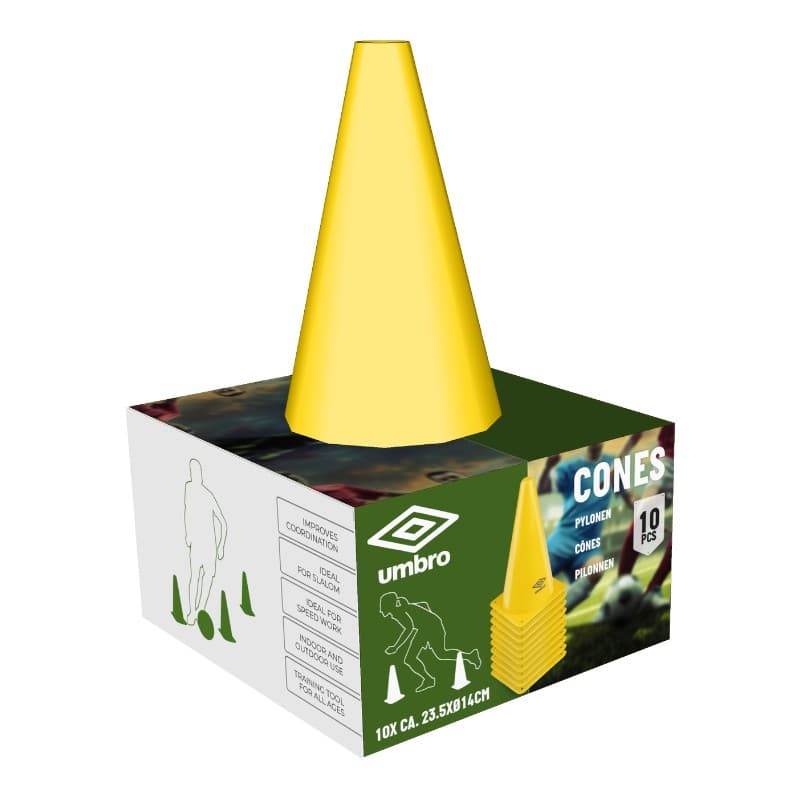Umbro - Set of 10 training cones (yellow) 5