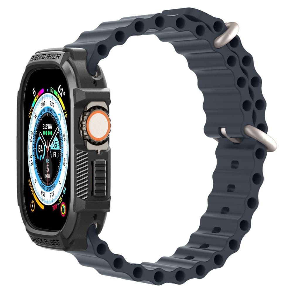 Spigen Rugged Armor – Case for Apple Watch Ultra 49 mm (Black) 7