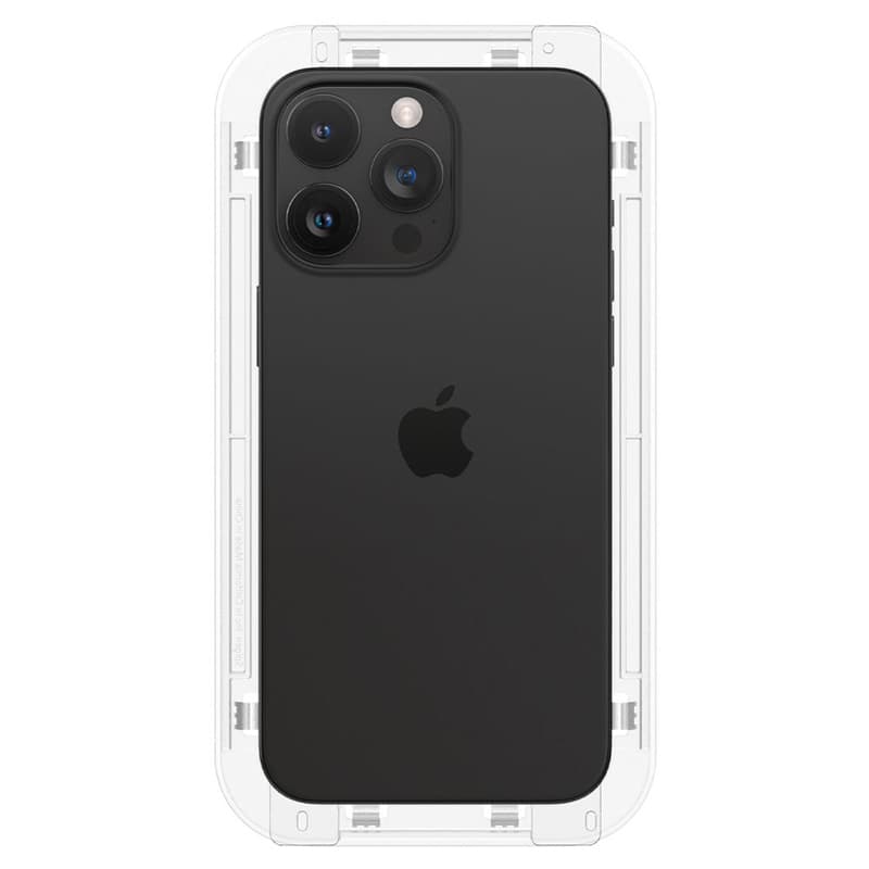 Spigen GLAS.TR EZ FIT FC - Tempered Glass for iPhone 15 Pro (Black Frame) 7