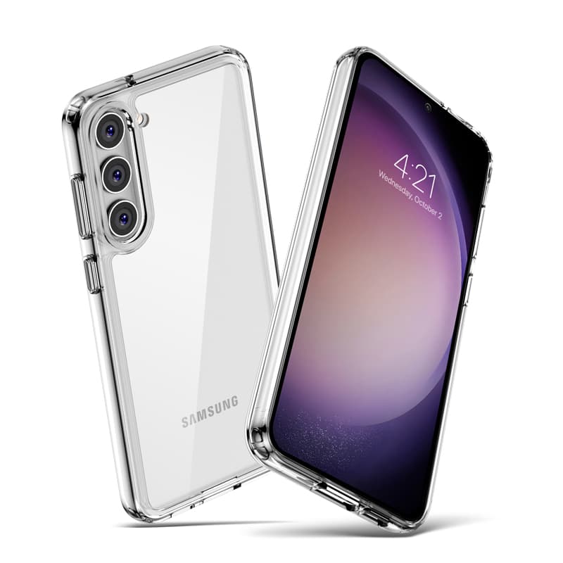 Crong Crystal Shield Cover - Samsung Galaxy S23+ Case (Transparent) 5