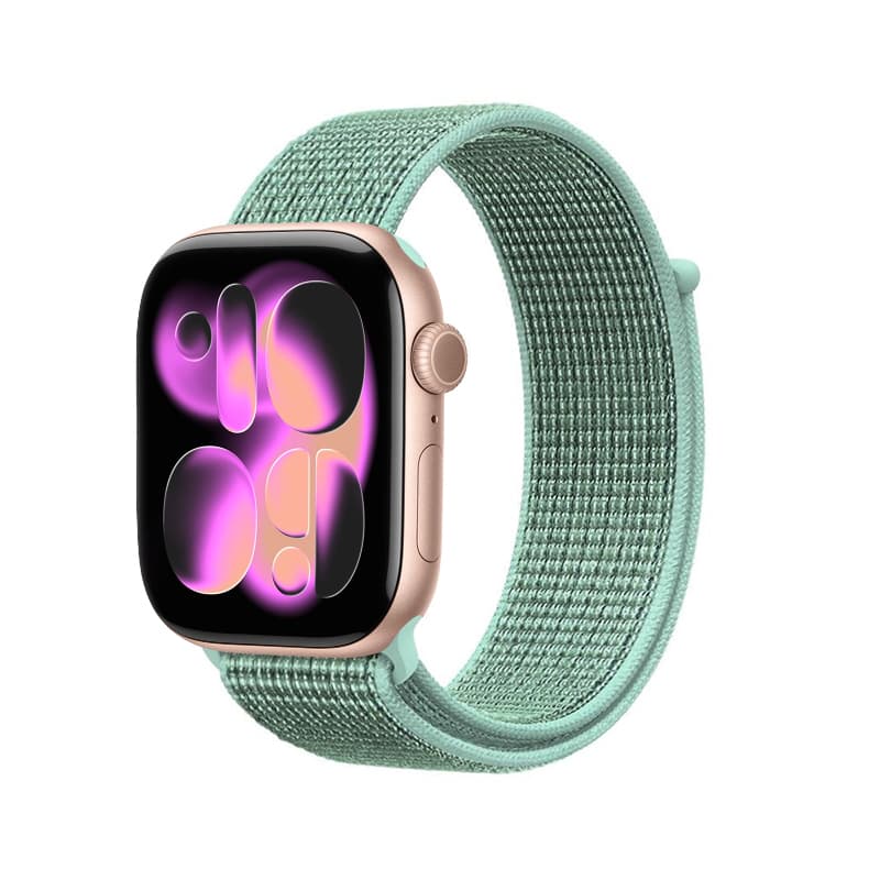 Crong Nylon - Sport Band for Apple Watch 38/40/41/42 mm (Atlantic Green) 7