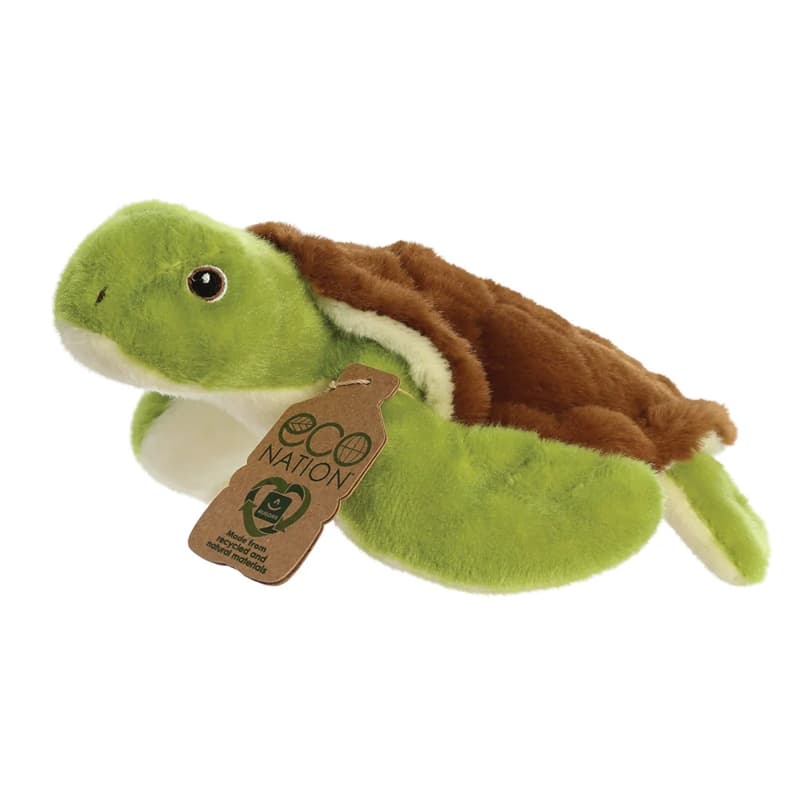 Eco Nation – Plush Toy / Cuddly Sea Turtle 27 cm Eco-Friendly 2