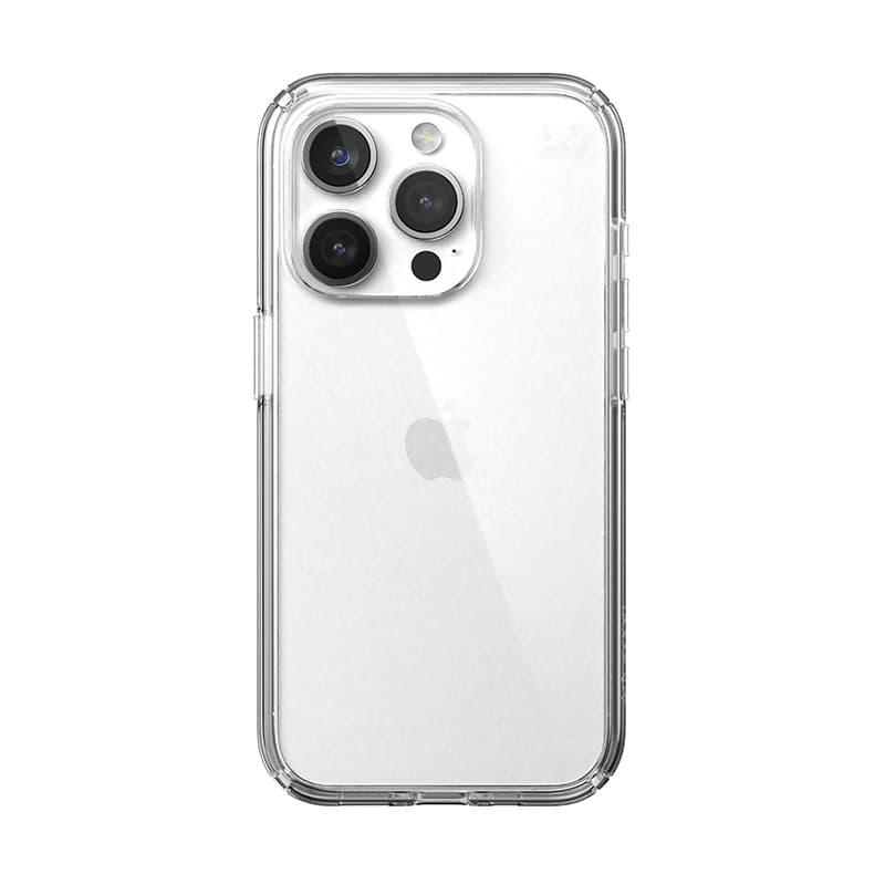 Speck Presidio Perfect-Clear - iPhone 15 Pro Case (Clear) 5