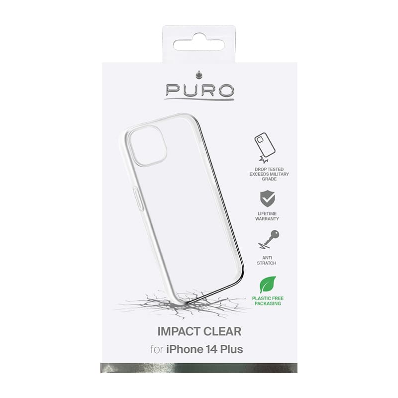 PURO Impact Clear - Case for iPhone 14 Max (Transparent) 4