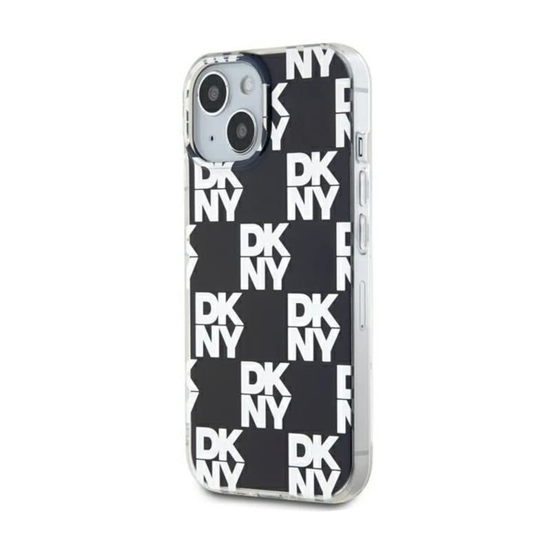 DKNY IML Checkered Mono Pattern - Case for iPhone 15 / 14 / 13 (Black) 2