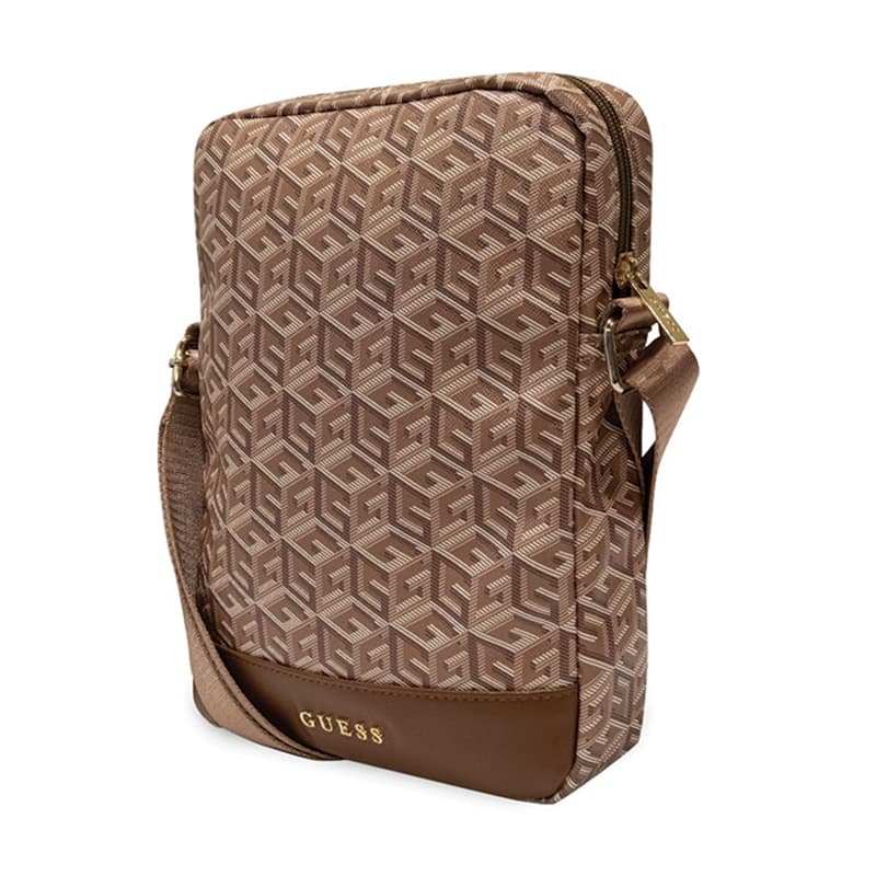 Guess GCube Stripe Tablet Bag - 10" Tablet bag (Brown) 2