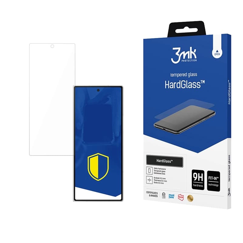 3mk HardGlass - Tempered glass for Samsung Galaxy Z Fold 7 (front) 1