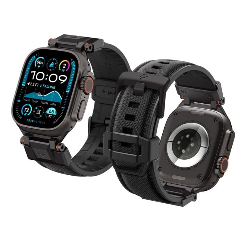Spigen DuraPro Armor - Band for Apple Watch 44/45/46/49 mm (Black Edition) 2
