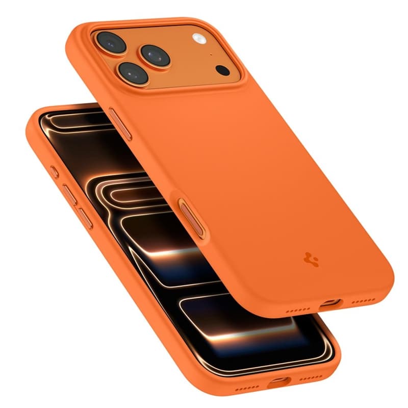 Spigen Silicone Fit Mag MagSafe - Case for iPhone 17 Pro (Cosmic Orange) 8