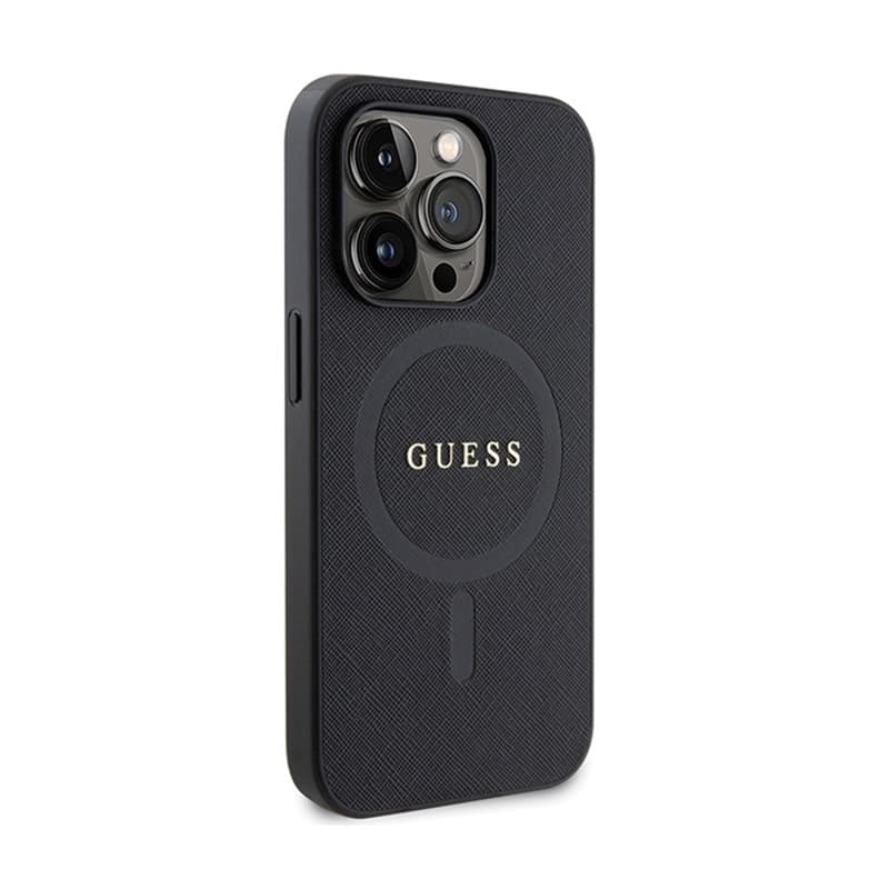 Guess Saffiano MagSafe - iPhone 14 Pro Case (black) 4