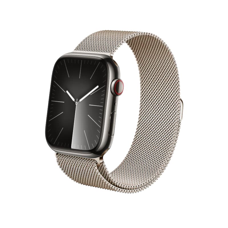 Crong Milano Steel – Stainless Steel Strap for Apple Watch 44/45/46/49mm (Champagne) 3