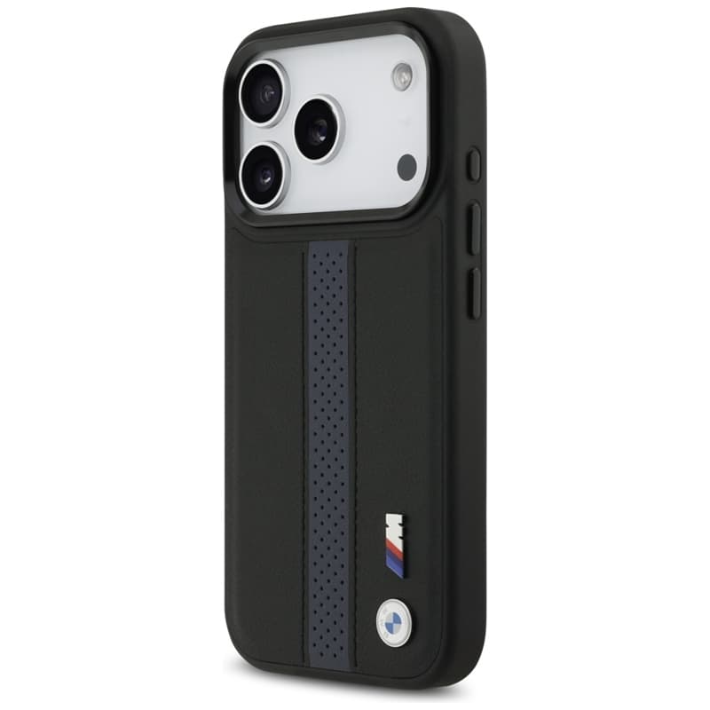 BMW M Perforated Stripe Logo MagSafe - iPhone 17 Pro Case (Blue) 2