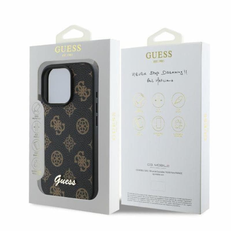 Guess Peony Script MagSafe - Case iPhone 16 Pro (black) 4