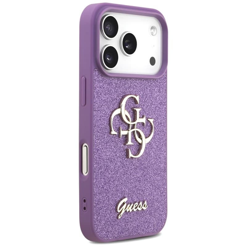 Guess Fixed Glitter Big 4G - Case iPhone 17 Pro (lilac) 4