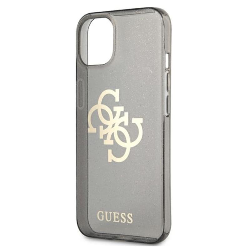 Guess Glitter 4G Big Logo - Case for iPhone 13 mini (Black) 6