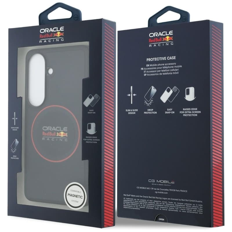 Red Bull Meshed Red Ring MagSafe - Samsung Galaxy S26 Case (Navy Blue) 8
