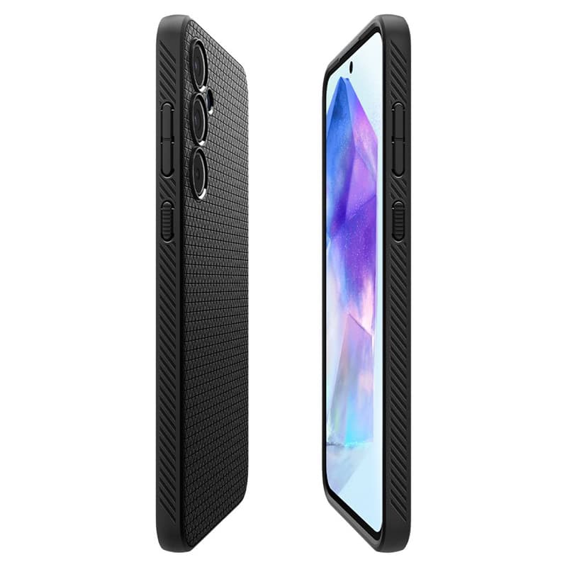 Spigen Liquid Air - Case for Samsung Galaxy A55 5G (Matte Black) 7
