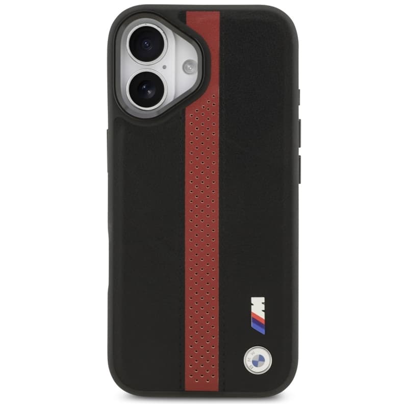 BMW M Perforated Stripe Logo MagSafe - iPhone 17 Case (Red) 3