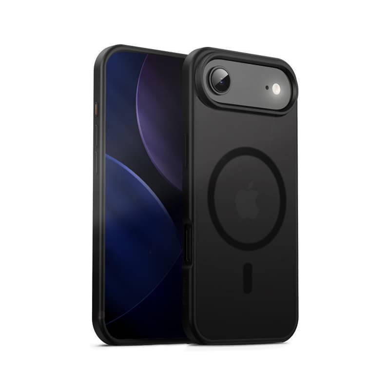 Crong Hybrid Frost MAG Cover - MagSafe iPhone Air Case (Black) 6