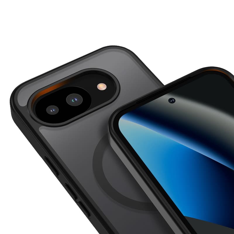 Crong Hybrid Matte Magnetic - MagSafe Case Google Pixel 10a (Black) 2