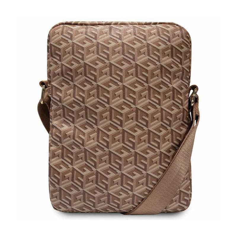 Guess GCube Stripe Tablet Bag - 10" Tablet bag (Brown) 3