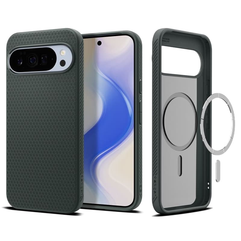 Spigen Liquid Air Mag MagSafe - Case for Google Pixel 10 Pro XL (Abyss Green)