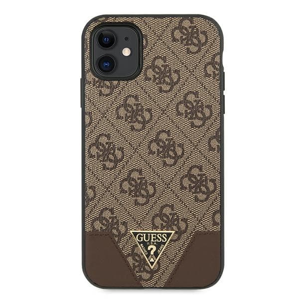 Guess 4G Triangle Collection - Cover iPhone 11 (Brown) 4