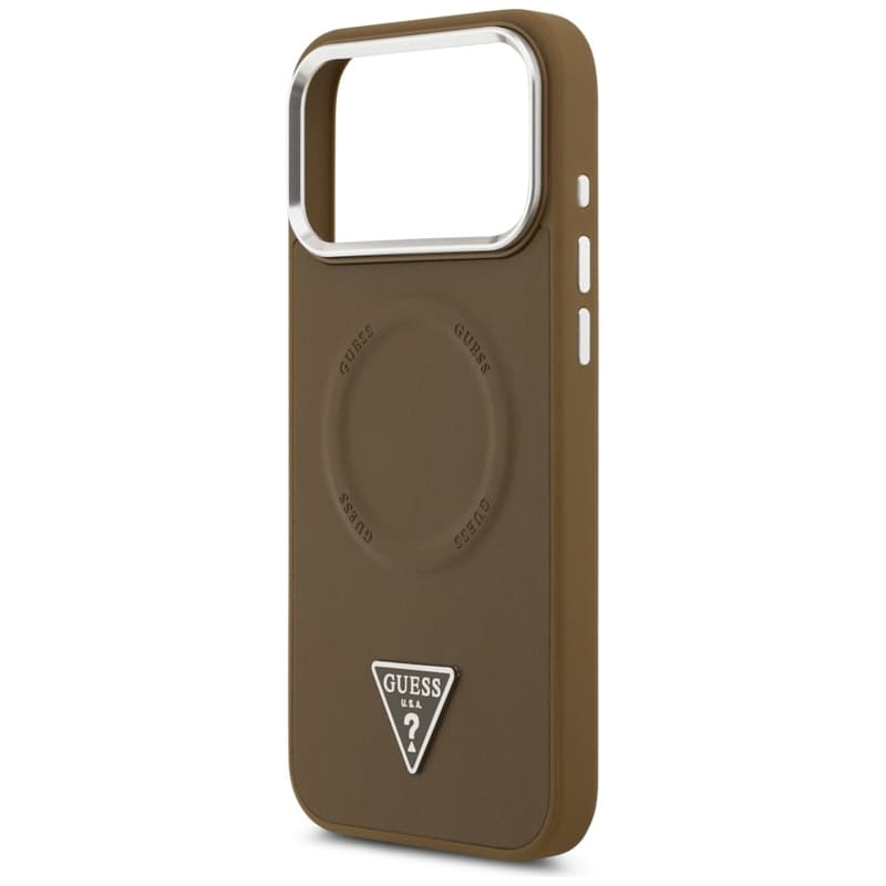 Guess Triangle Logo MagSafe - Case iPhone 17 Pro (Brown) 6