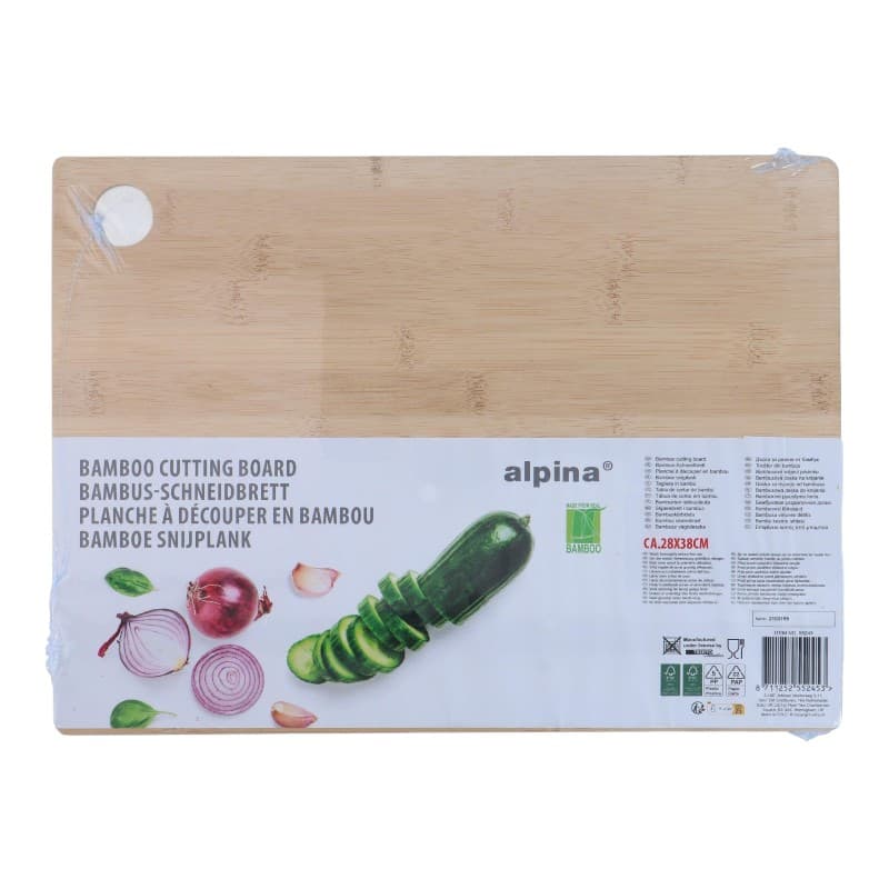 Alpina - Wooden chopping board 28x38 cm (beige) 2