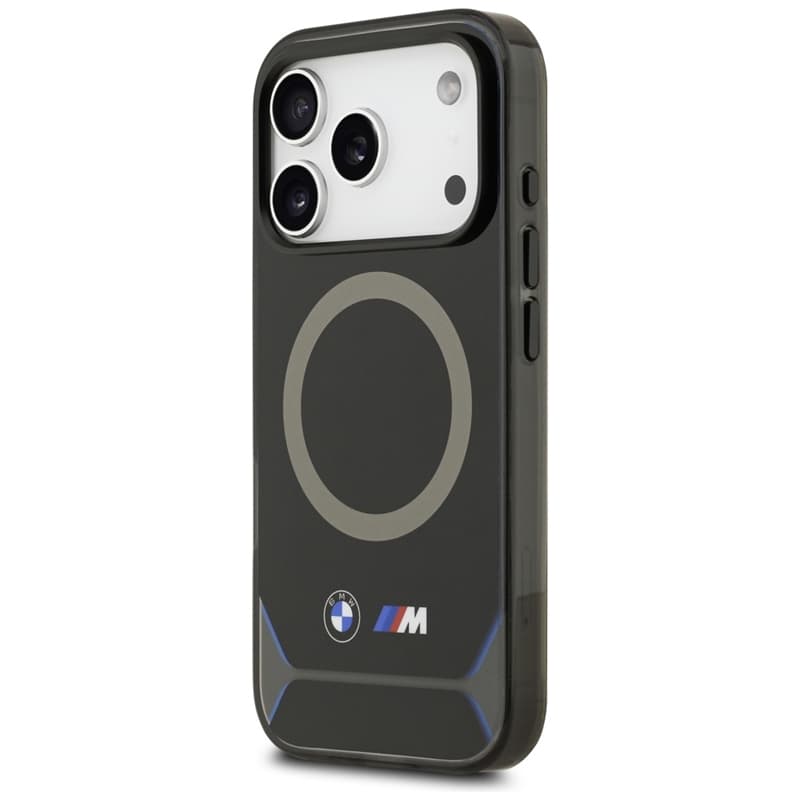 BMW M IML Metal Buttons & Logo MagSafe - Case iPhone 17 Pro (black-blue) 2