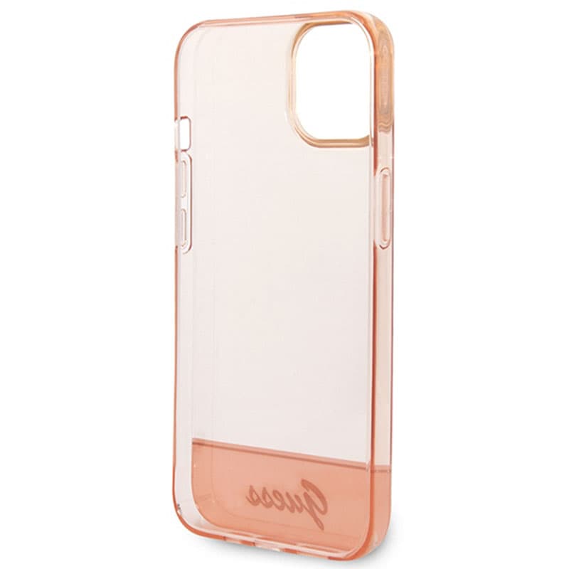 Guess Translucent - Case for iPhone 14 Plus (Pink) 7