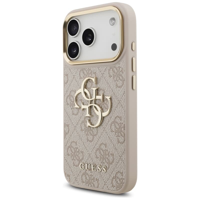 Guess 4G Big 4G Classic Logo - Case iPhone 17 Pro (Pink / Gold) 2