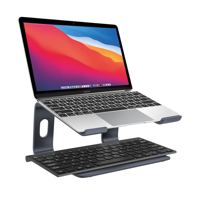 Crong AluBench – Aluminum Laptop Stand (Graphite) 5