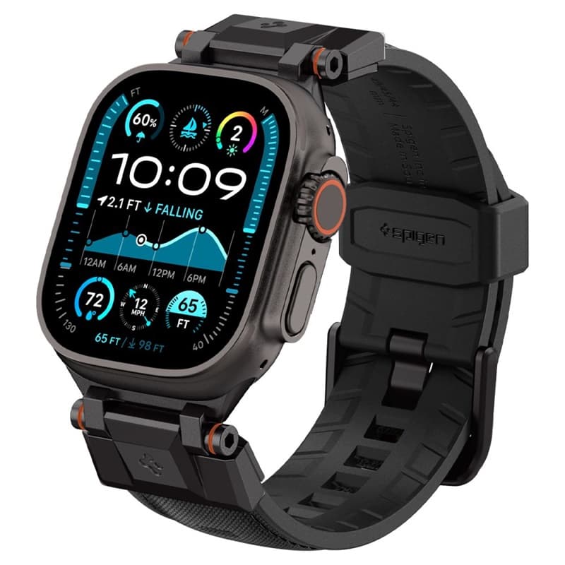 Spigen DuraPro Armor - Band for Apple Watch 44/45/46/49 mm (Black Edition) 3