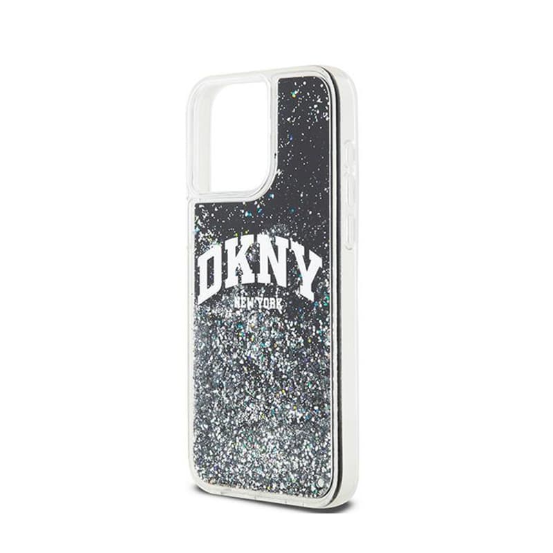 DKNY Liquid Glitter Big Logo - Case for iPhone 14 Pro Max (black) 6