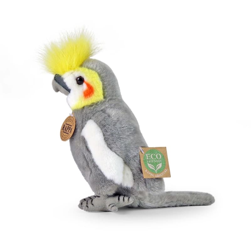 Rappa - Realistic Plush Toy Cockatiel Parrot 18 cm Eco-Friendly 3