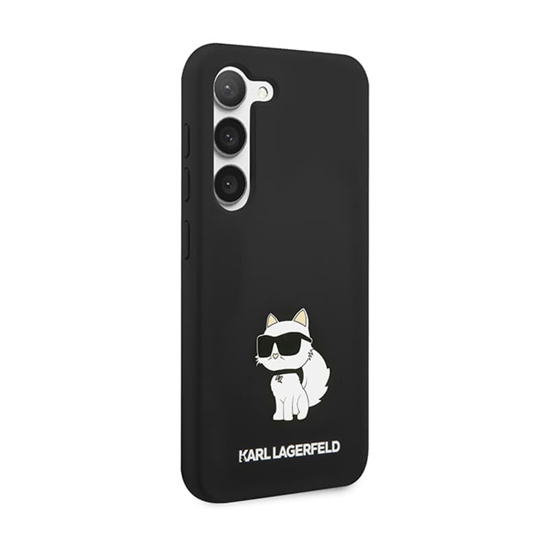 Karl Lagerfeld Silicone Choupette - Samsung Galaxy S24+ Case (black) 4