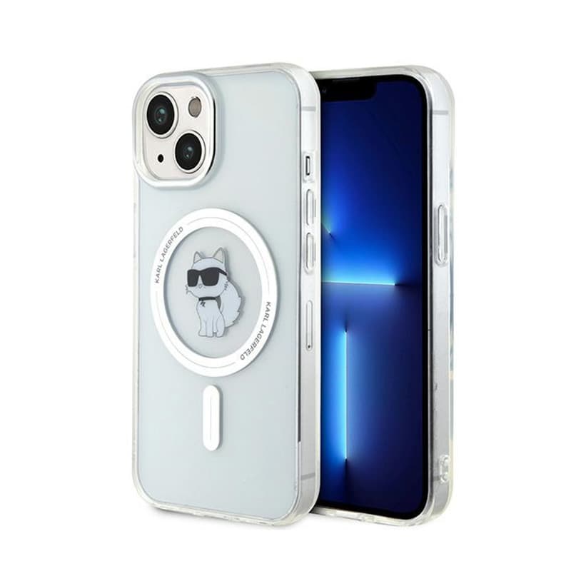 Karl Lagerfeld IML Choupette MagSafe - iPhone 14 / 15 / 13 Case (Transparent)