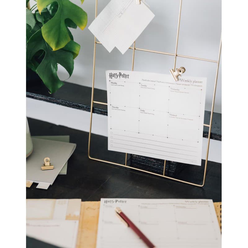 Harry Potter - Weekly Planner with Sticky Notes (19.3 x 16.5 cm) 5