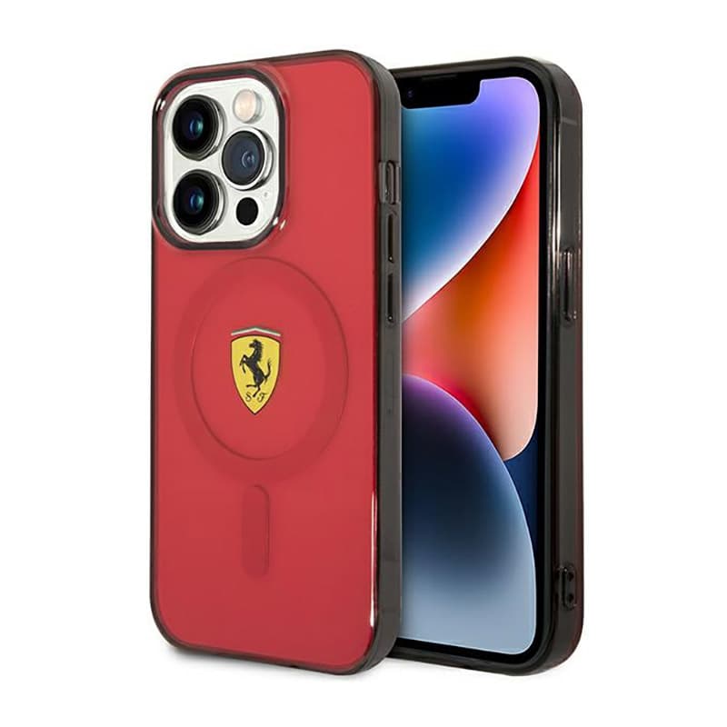 Ferrari Translucent MagSafe - Case foriPhone 14 Pro Max (Red) 1