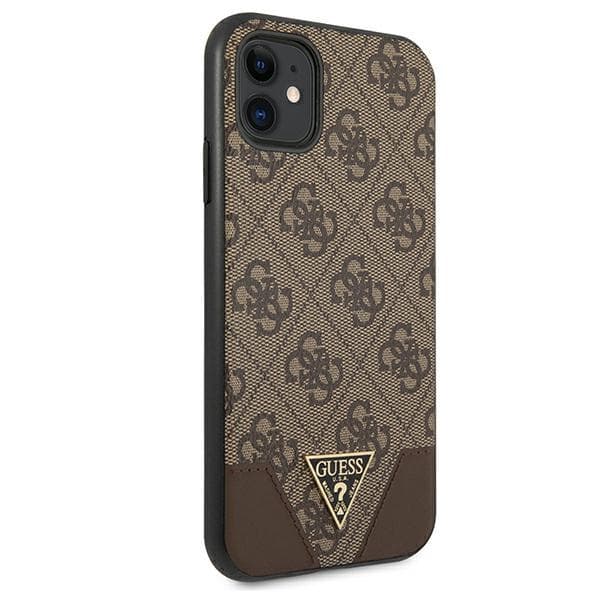 Guess 4G Triangle Collection - Cover iPhone 11 (Brown) 5