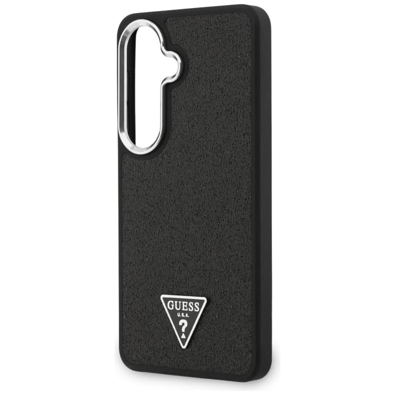 Guess Fixed Glitter Triangle MagSafe - Samsung Galaxy S26 Case (Black) 6