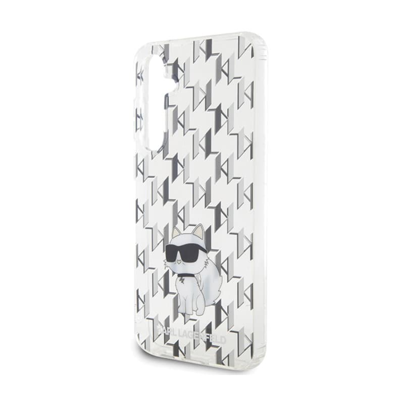 Karl Lagerfeld Monogram Choupette - Samsung Galaxy S23 FE Case (transparent) 5