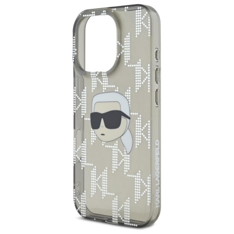 Karl Lagerfeld IML Karl Head Electroplated - Case for iPhone 16 Pro Max (black) 6