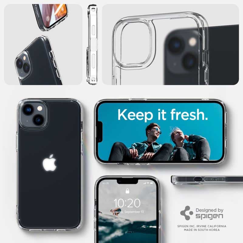 Spigen Ultra Hybrid Matte - Case for iPhone 15 Plus / iPhone 14 Plus (Transparent Matte) 3