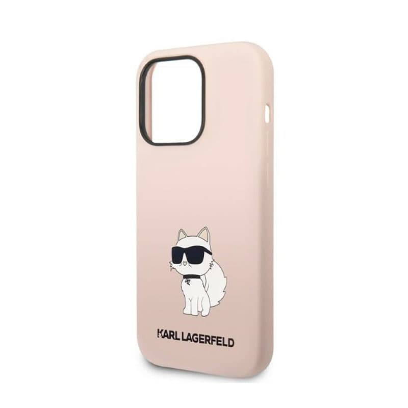 Karl Lagerfeld Silicone NFT Choupette - Case for iPhone 14 Pro (Pink) 6