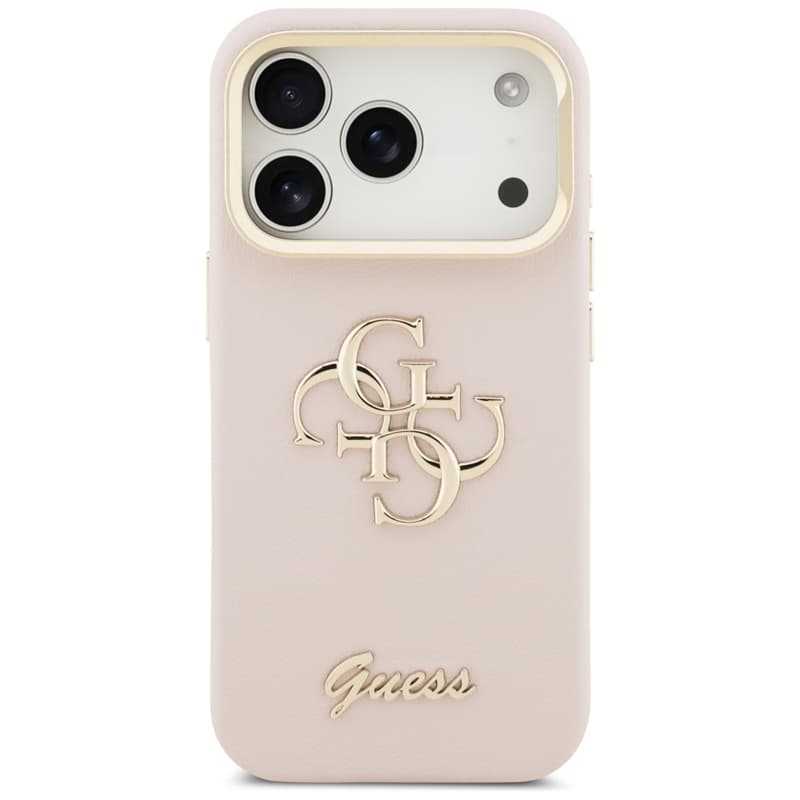 Guess Grained Big 4G & Stand Camera - Case iPhone 17 Pro (pink) 3