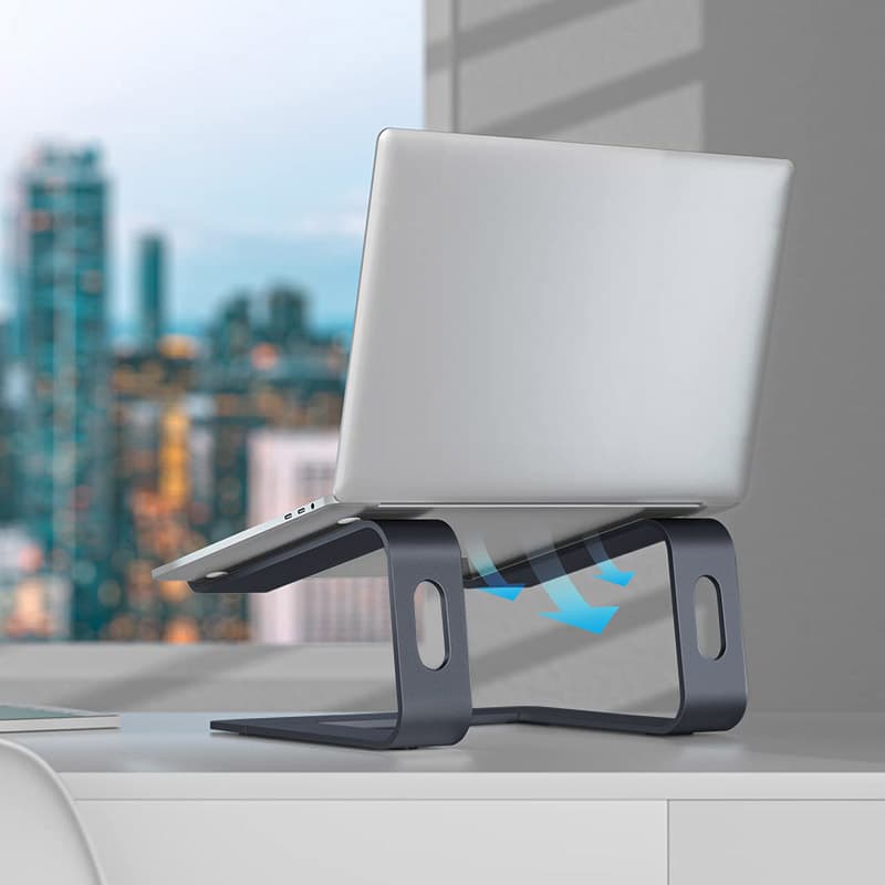 Crong AluBench – Aluminum Laptop Stand (Graphite) 7