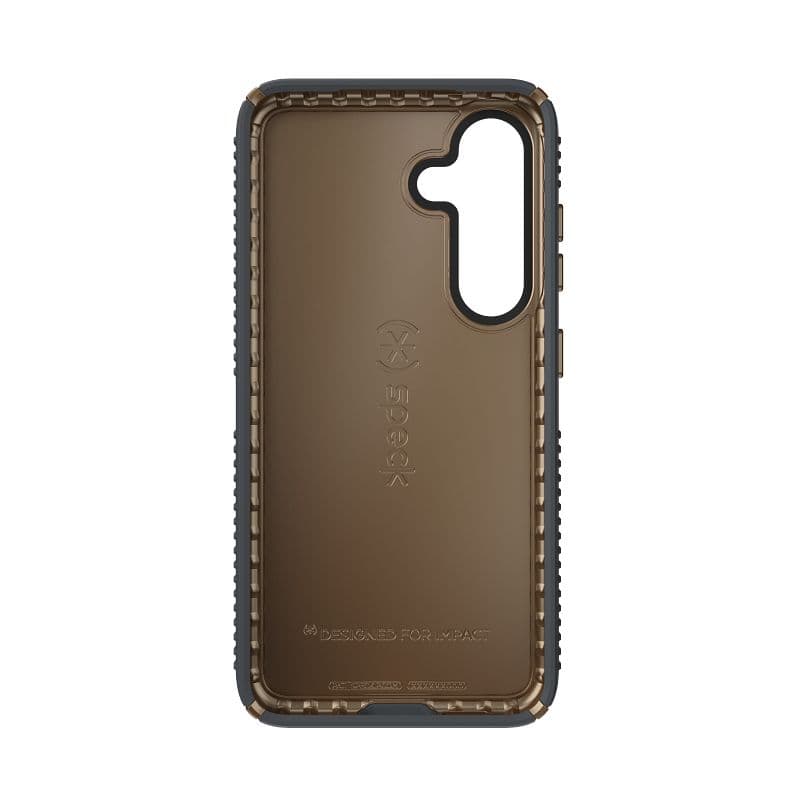 Speck Presidio2 Grip - Samsung Galaxy S24 Case (Charcoal Gray / Cool Bronze) 8