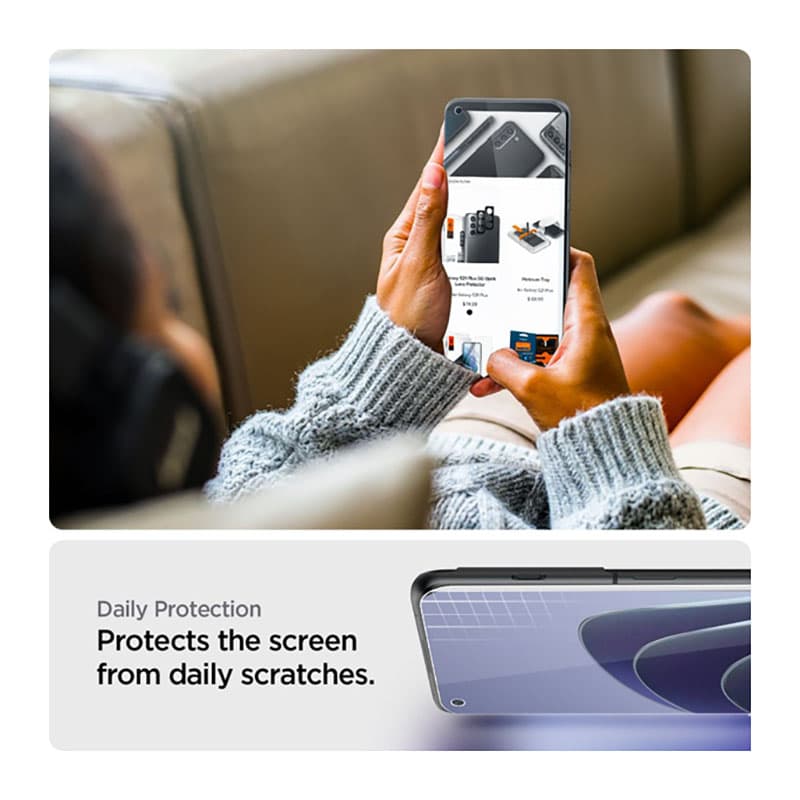 Spigen Neo Flex - OnePlus 11 5G / OnePlus 10 Pro 5G Protective film 2 pcs. (Transparent) 8